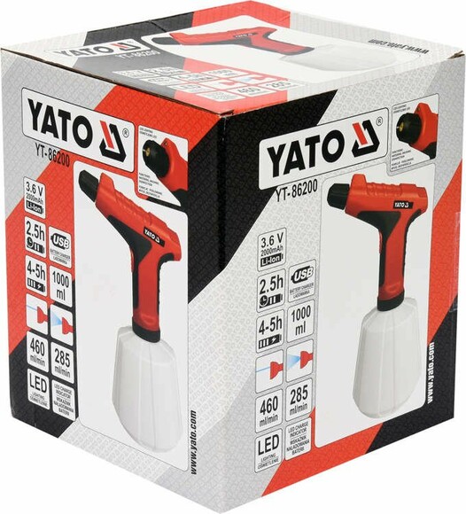 Обприскувач акумуляторний Yato YT-86200 фото 3