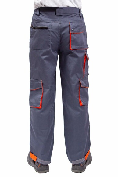 Рабочие штаны Free Work Dexter серо-оранжевые р.54/3-4/L (56035) изображение 2