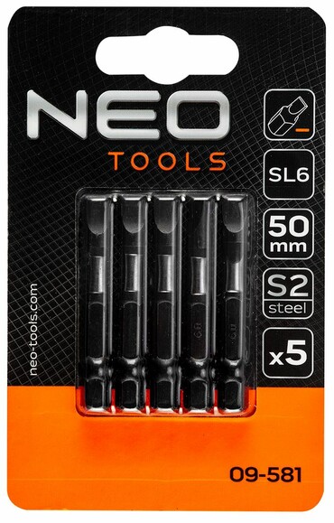 Біти ударні Neo Tools (09-581) фото 2