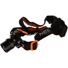 Налобний ліхтарик NEO Tools 250 люменів, зум, CREE XPE, 3xAAA 99-201