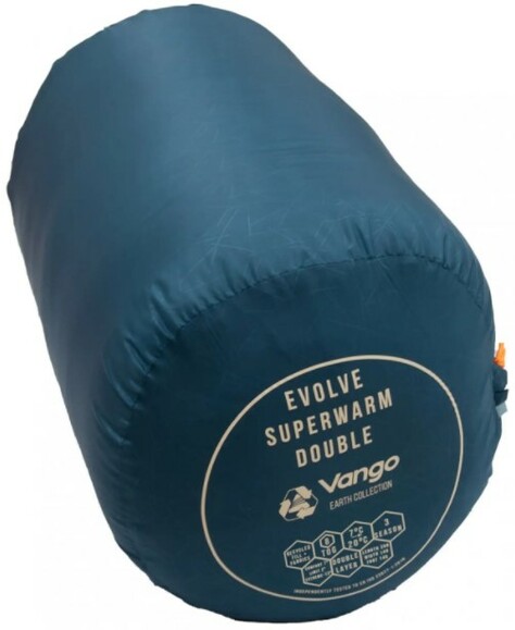Спальный мешок Vango Evolve Superwarm Double Moroccan Blue Twin (SBREVOLVEM23S68) изображение 6