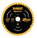 Диск пильный DeWALT Extreme 210х30 мм ATB 40 шт (DT20433)