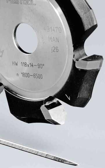 Фреза дисковая V-образная Festool HW 118х14 мм, 90 град. (491470) изображение 2