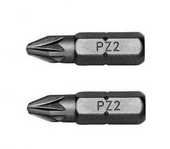 Набір біт Haisser PZ2x25 мм (2шт) (118518)