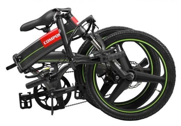 Велосипед на аккумуляторной батарее HECHT COMPOS XL BLACK изображение 2