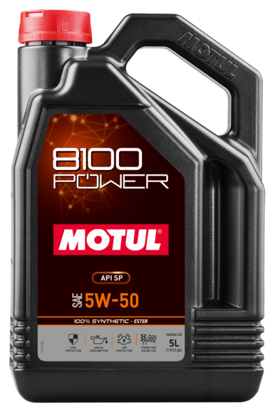 Моторна олива Motul 8100 Power SAE 5W-50, 5 л (111812)