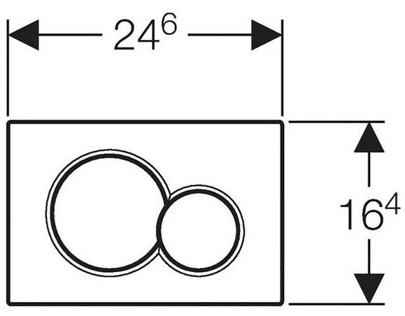 Клавиша смыва Geberit Sigma01 (115.770.11.5) изображение 2