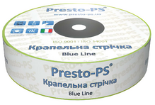 Щілинна крапельна стрічка Presto-PS Blue Line 0.18, 1.4 л/год, 10 см, 1000 м (BL-10-1000)