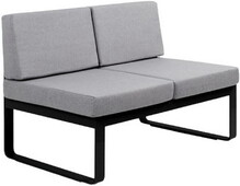 Двомісний диван OXA desire, центральний модуль, чорний антрацит (40030007_14_57)
