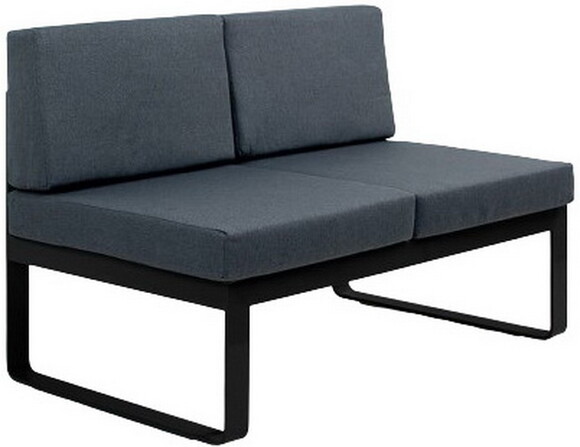 Двомісний диван OXA desire, центральний модуль, чорний антрацит (40030007_14_57) фото 2