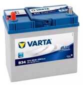 Автомобильный аккумулятор Varta Blue Dynamic Asia B34 6CT-45Ah Аз (545158033)