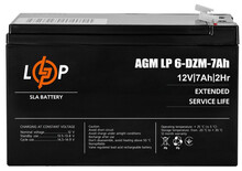 Тяговый аккумулятор Logicpower 6-DZM 12В, 7 Ач (16152)