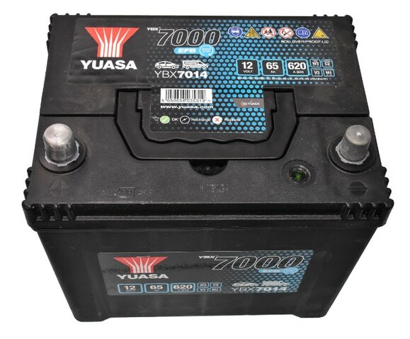 Аккумулятор Yuasa 6 CT-65-L EFB Start Stop (YBX7014) изображение 2