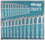 Набір ключів Molder CR-V, 6-32 мм, 26 шт (MT58126)