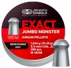 Кулі пневматичні JSB Exact Jumbo Monster Redesigned DEEP, калібр 5.5 мм, 200 шт (1453.06.14)