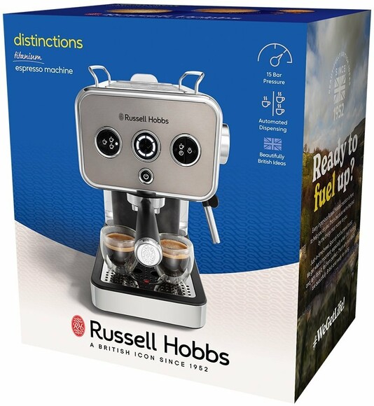 Кавоварка ріжкова Russell Hobbs Distinctions Titanium (26452-56) фото 7