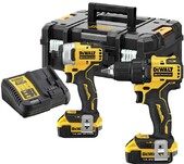 Набор из двух инструментов аккумуляторных бесщеточных DeWALT DCK2062M2T