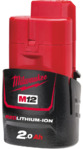 Акумулятор Milwaukee M12 B2 (2Aг) (4932430064)
