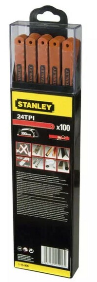 Полотно ножовочное, 100 шт. Stanley (1-15-906) изображение 2