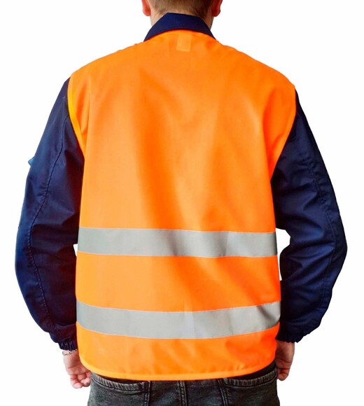 Светоотражающий жилет Free Work Absolut Reflect оранжевый р.XXL (67006) изображение 2
