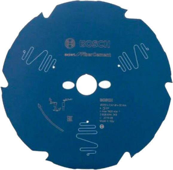 Пиляльний диск Bosch Expert for Fiber Cement 250x30x2.4/1.8x6T (2608644349)