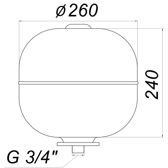 Гидроаккумулятор 12 л Zilmet HY-PRO (11H0001200) (15776) изображение 4