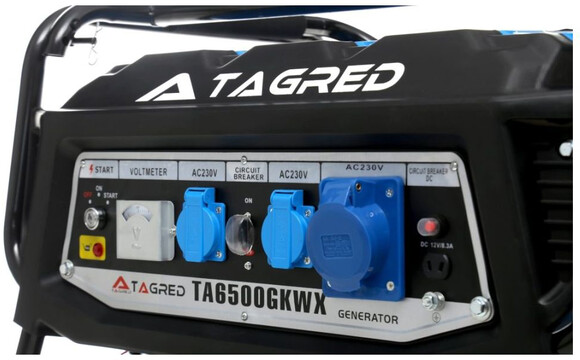 Бензиновый генератор Tagred TA6500GHWX изображение 6