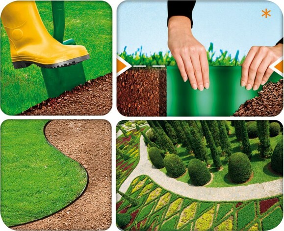 Стрічка газонна Cellfast 10 см x 9 м (зелена) (30-001H) фото 3