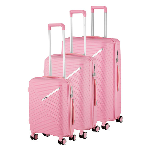 Набор чемоданов 2E SIGMA (L+M+S), розовый 2E-SPPS-SET3-PK изображение 17