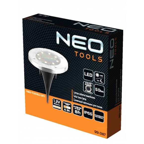 Светильник аккумуляторный садовый Neo Tools (99-087) изображение 6