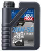 Олива для 4-тактних двигунів LIQUI MOLY Motorbike 4T 20W-50 Street, 1 л (1500)