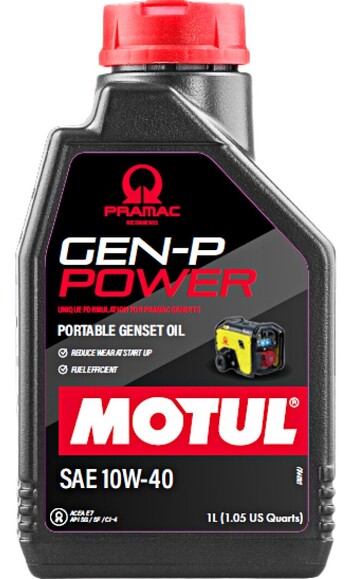 Моторное масло для генераторов Motul Gen-P Power SAE 10W-40, 1 л (111239)