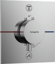 Термостат для душа Hansgrohe ShowerSelect Comfort E 15572000, 2 потребителя, хром