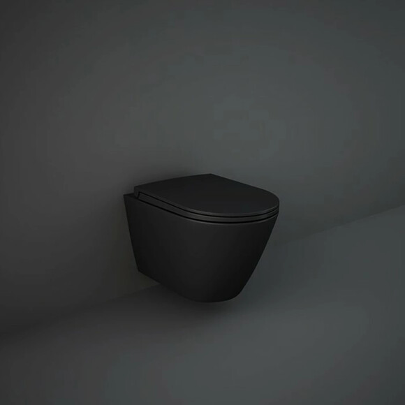 Унитаз подвесной RAK Ceramics Feeling, без ободка (RST23504A) изображение 2