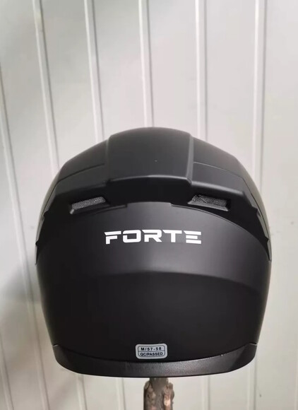 Мотошолом Forte M71 чорний, розмір M (125192)  фото 5