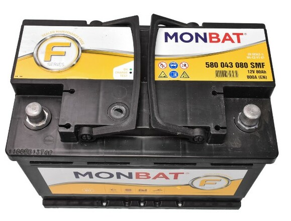 Аккумулятор MONBAT 6 CT-80-R Formula F80MP (F-80-MP) изображение 2