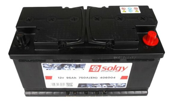Акумулятор Solgy 6 CT-95-R (406004) фото 2