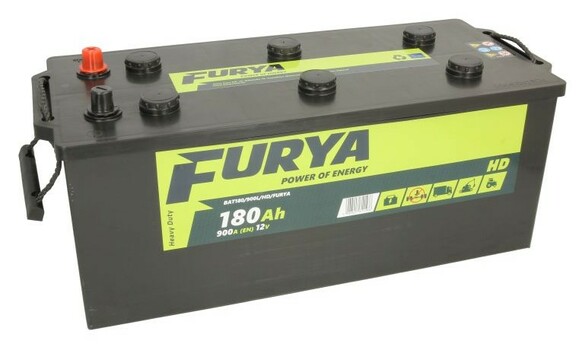 Вантажний акумулятор FURYA BAT180/900L/HD/FURYA 12 В (180 Аh, 900 А, L+)