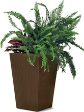 Горшок для цветов Keter Small Rattan Planter, коричневый (7290103659257)