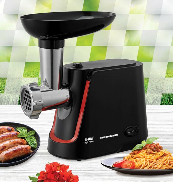 Мясорубка Heinner MG-1250BK изображение 3