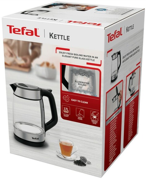 Электрочайник Tefal Glass Kettle KI605830 изображение 3