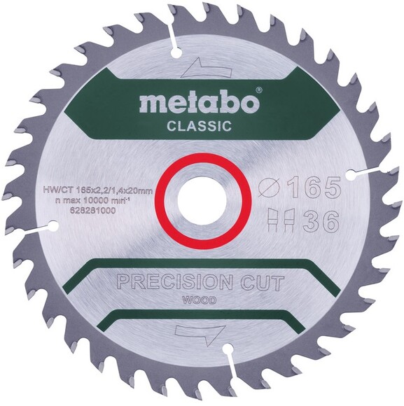 Пильный диск Metabo PrecisionCutClassic 190x30 48WZ 15 град. /B (628664000)
