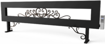 Дизайнерский обогреватель с художественной ковкой ТеплоМакс, длина 3.5 м (1125256901)