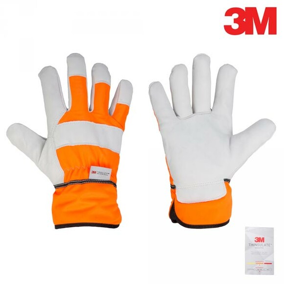 Защитные перчатки BRADAS AVERT RWTA95 из натуральной кожи, 3M изображение 2