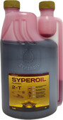 Масло минеральное двухтактное SyperOil 2-T NEW 1 л с дозатором (НФ-00000222)