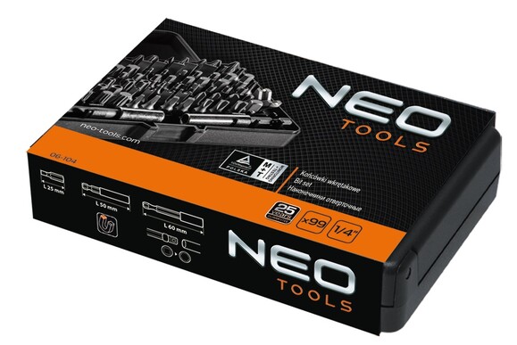 Біти Neo Tools (06-104) фото 2