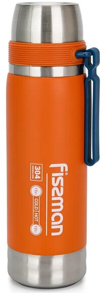 Термос Fissman 600 мл (помаранчевий) (9876)