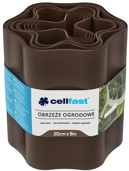 Стрічка газонна Cellfast 20 см x 9 м (коричневий) (30-013H)