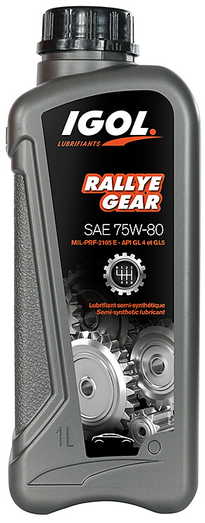 

Трансмиссионное масло IGOL RALLYE GEAR 75W-80 1 л (RALGE75W80-1L)