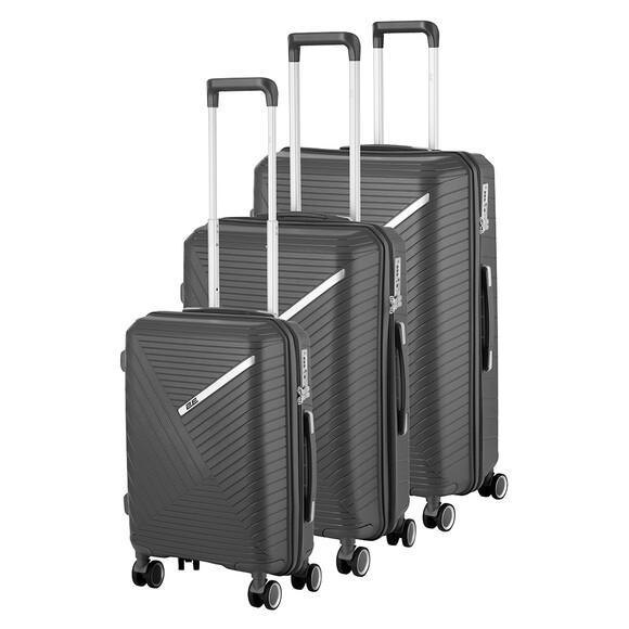 Набор чемоданов 2E SIGMA (L+M+S), графит 2E-SPPS-SET3-GR изображение 2